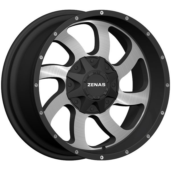 Zenas ZW05 Black with Machined Face Center Cap