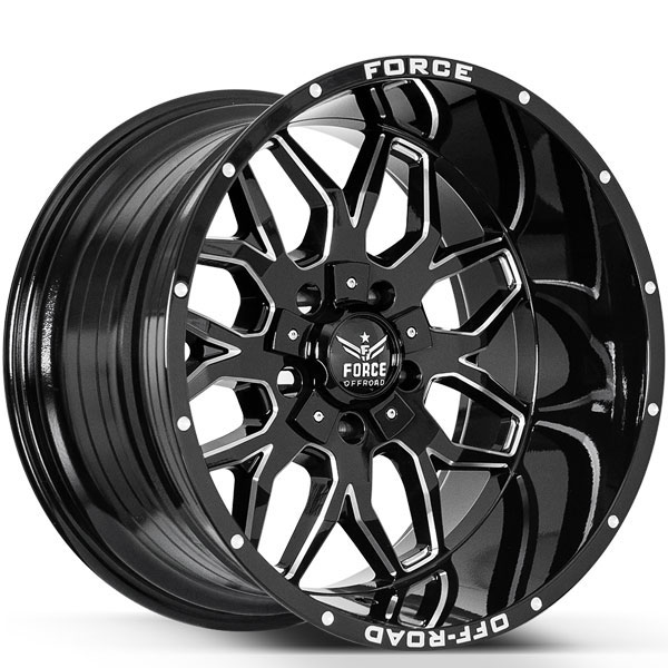 Force Off-Road F30 Black with Milled Spokes