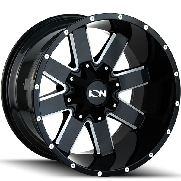 Ion Alloy 141 Black with Milled Spokes