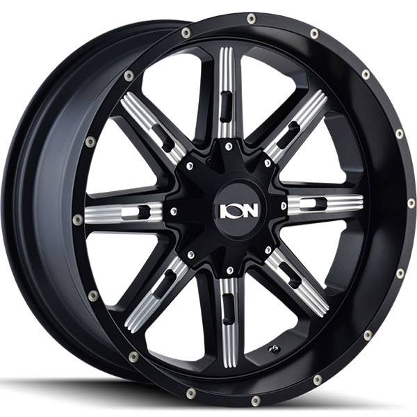 Ion Alloy 184 Satin Black with Milled Spokes