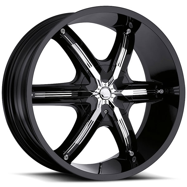 Milanni Bel Air 6 460 Black with Chrome Inserts