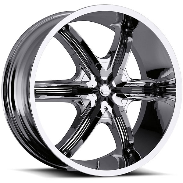 Milanni Bel Air 6 460 Chrome with Black Inserts