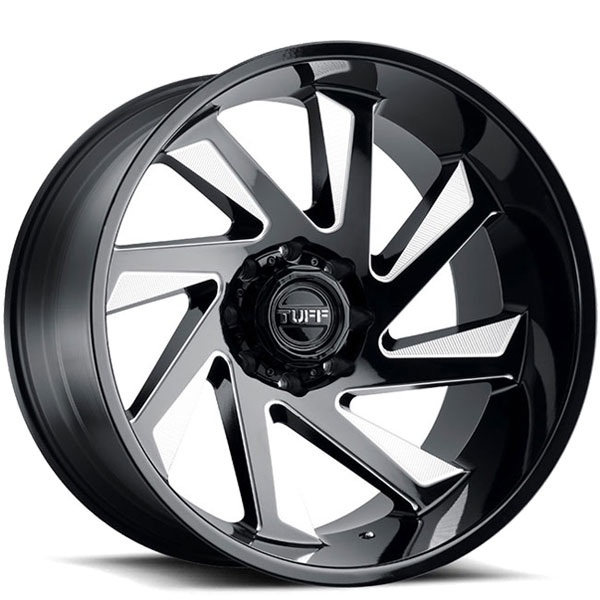 Tuff T1B Gloss Black with Milled Spokes