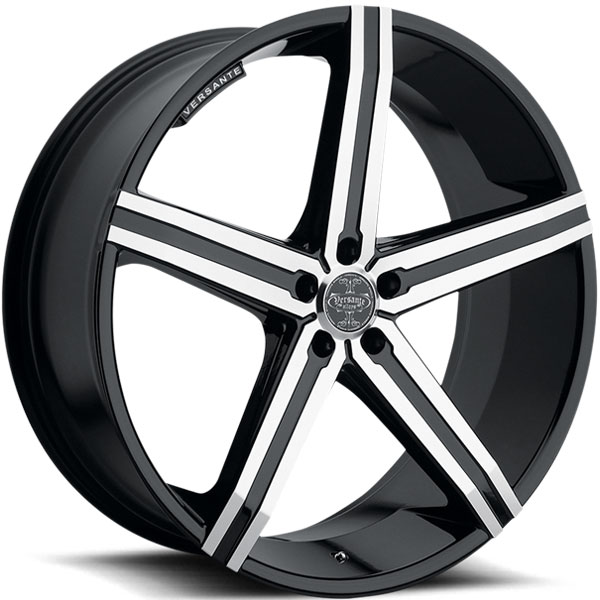Versante 228 Black with Machined Face and Stripe 5 Lug