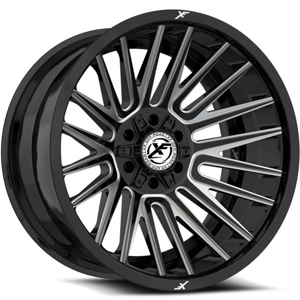 XF Off-Road XF-234 Gloss Black with Milled Spokes